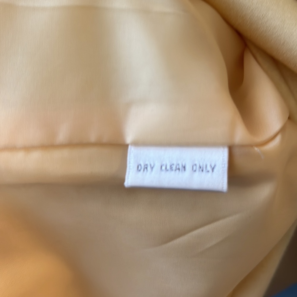 Worthington Long Sleeve Yellow Blazer Size 8P - Picture 8 of 8